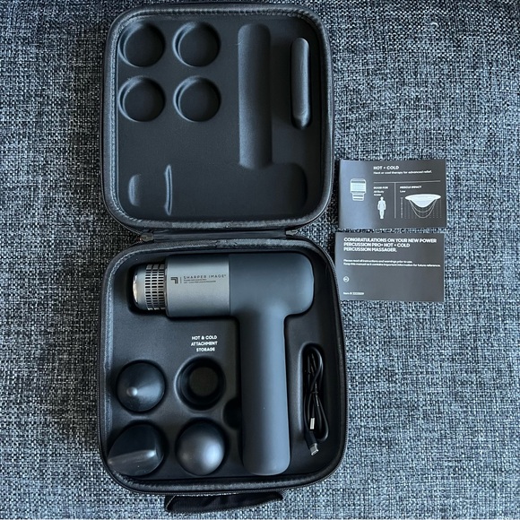 Sharper Image Power Percussion Pro+ Hot + Cold Percussion Massager - Picture 2 of 11